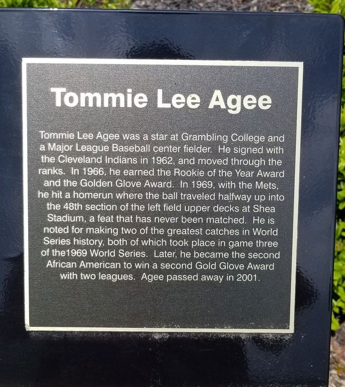 Tommy Lee Agee Marker image. Click for full size.