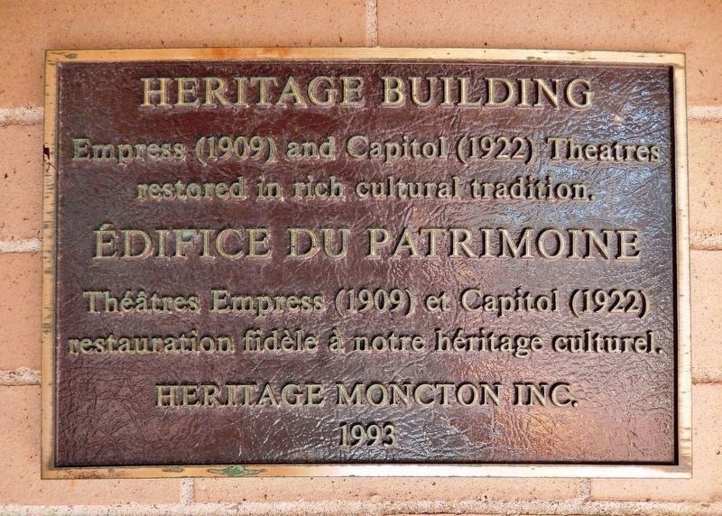 Moncton Heritage Building /<br>�difice du patrimoine de Moncton image. Click for full size.
