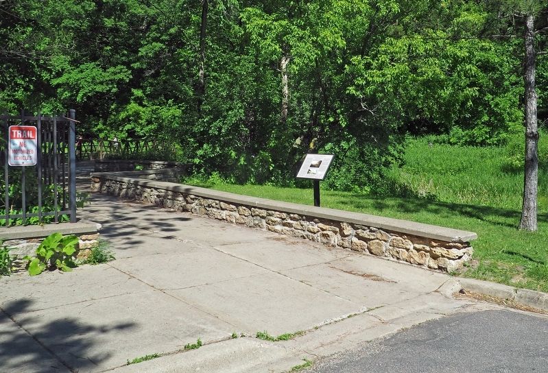 Battle Creek Regional Park marker at the trailhead image. Click for full size.