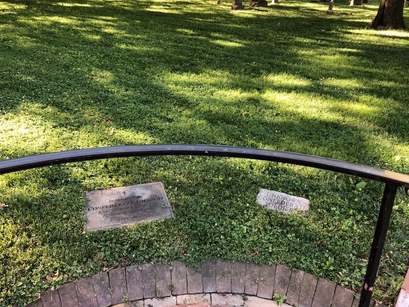 Confederate Soldiers Marker. Click for full size. Confederate Soldiers Marker image. Click for full size.