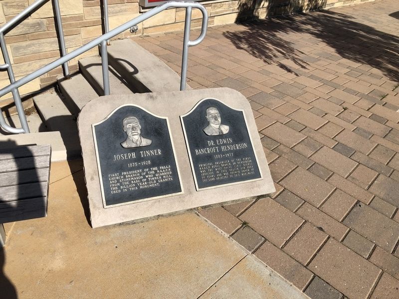 Joseph Tinner and Dr. Edwin Bancroft Henderson markers. Click for full size. Joseph Tinner and Dr. Edwin Bancroft Henderson markers image. Click for full size.
