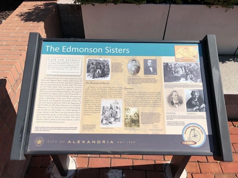 The Edmonson Sisters Marker image. Click for full size.