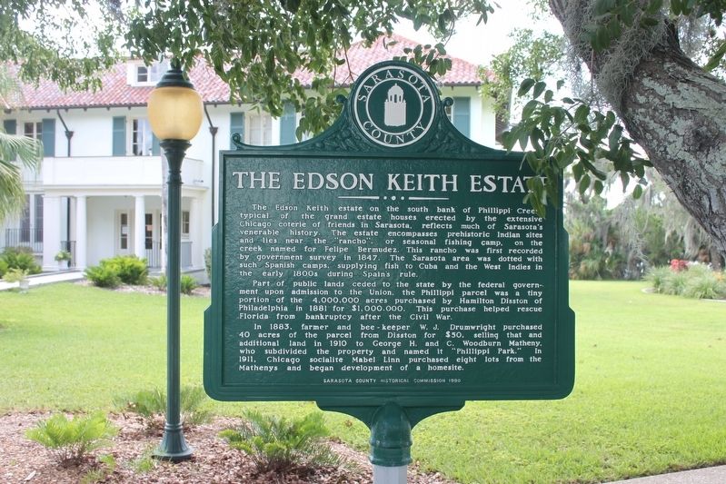 The Edson Keith Estate Marker Side 1. Click for full size. The Edson Keith Estate Marker Side 1 image. Click for full size.
