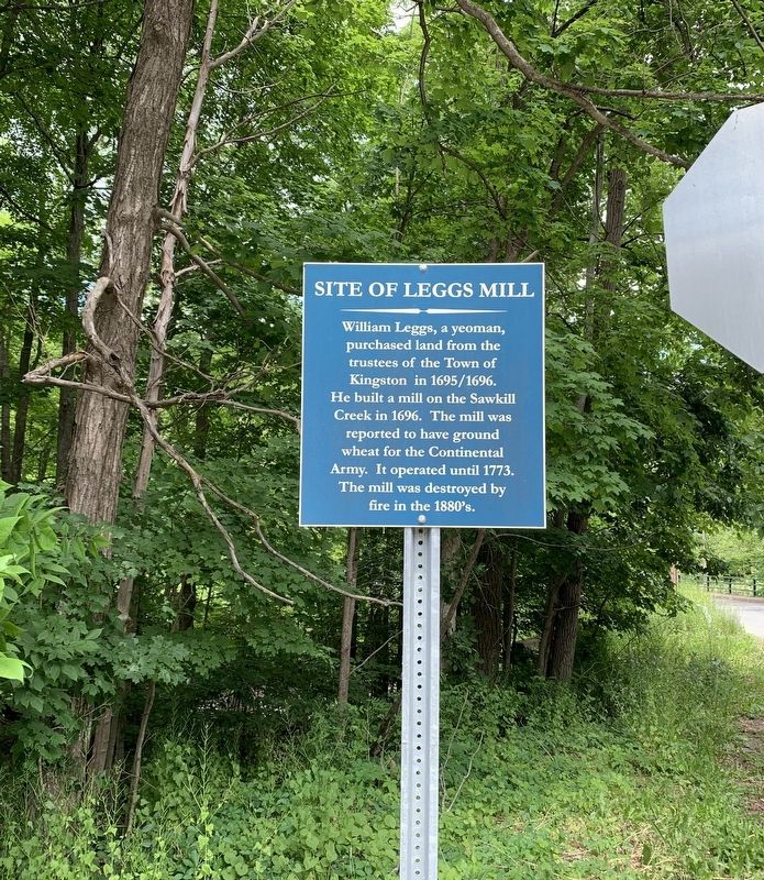 Site of Legg�s Mill Marker image. Click for full size.