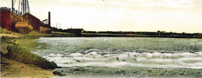 Marker detail: Circa 1910 / Vers 1910 image. Click for full size.