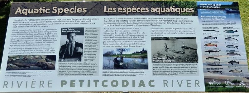 Aquatic Species / Les espces aquatiques Marker image. Click for full size.