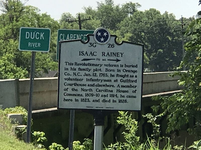 Isaac Rainey Marker. Click for full size. Isaac Rainey Marker image. Click for full size.