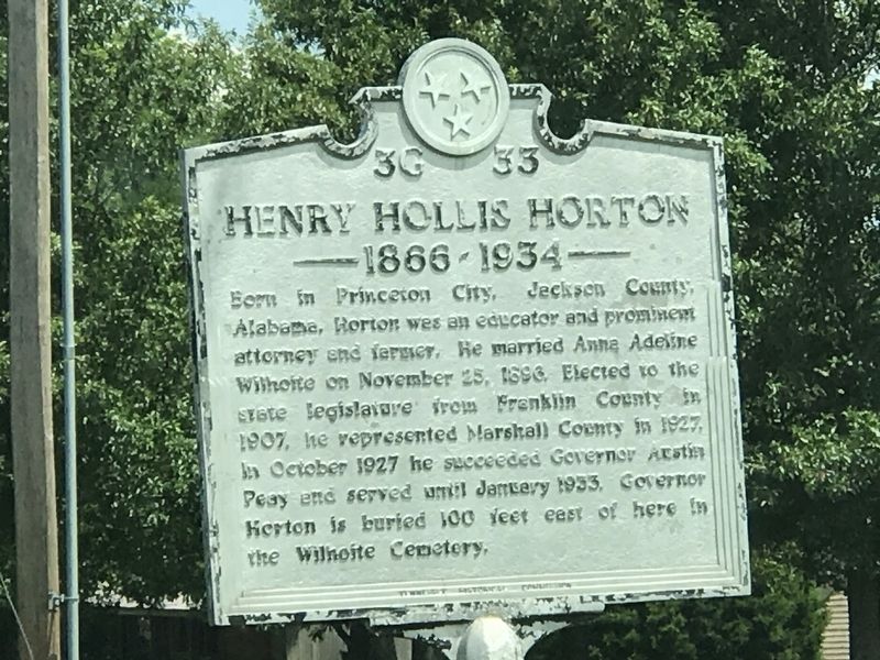 Henry Hollis Horton Marker image. Click for full size.