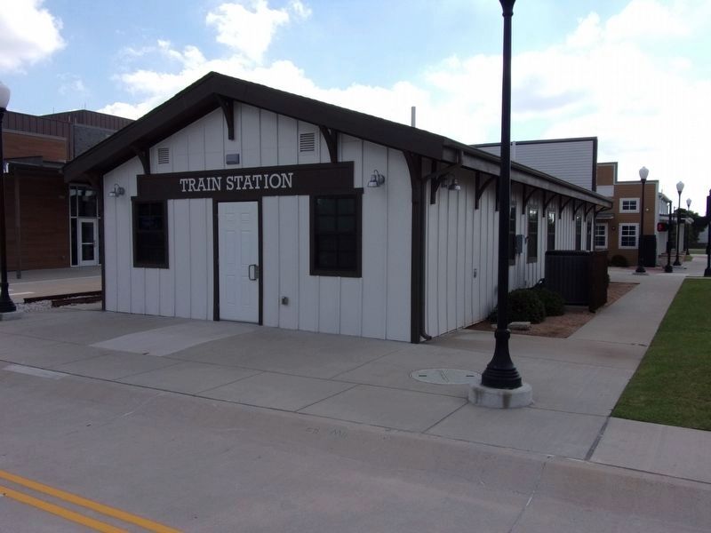 The Coppell Railroad Depot image. Click for full size.