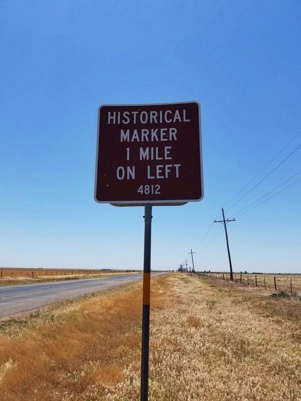 Site of Historic Drift Fence Marker. Click for full size. Site of Historic Drift Fence Marker image. Click for full size.