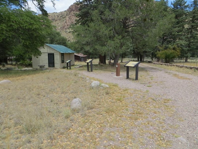 Faraway Ranch Marker <i>at far right</i> image. Click for full size.