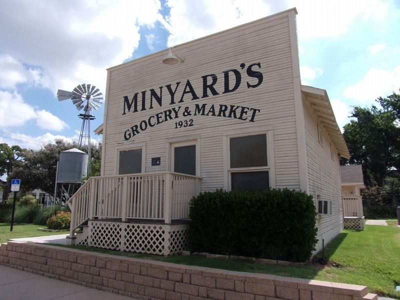 The Minyard Store and Marker image. Click for full size.
