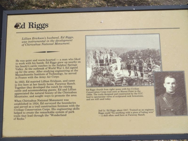 Ed Riggs Marker image. Click for full size.