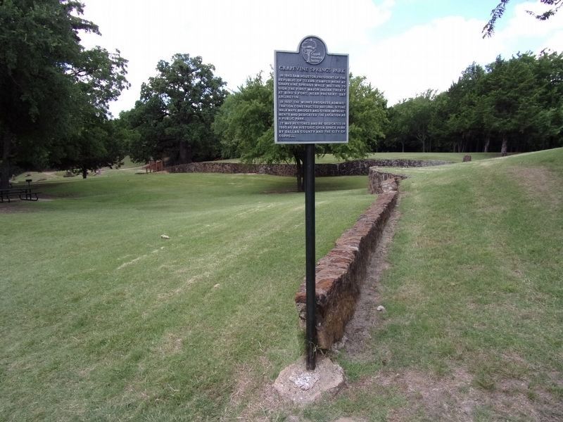 Additional Grapevine Springs Park Marker image. Click for full size.