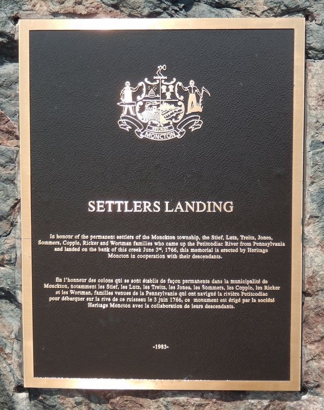 Settlers Landing Marker image. Click for full size.