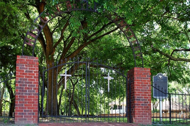 Bethel Cemetery Marker Area image. Click for full size.