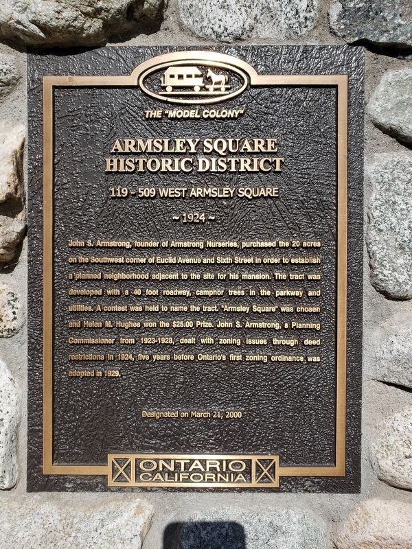 Armsley Square Historic District Marker image. Click for full size.