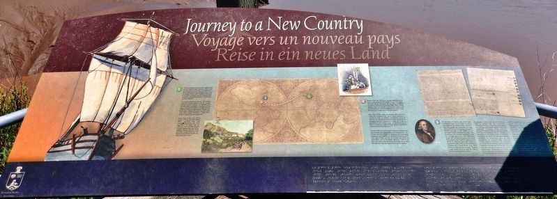 Journey to a New Country Marker image. Click for full size.