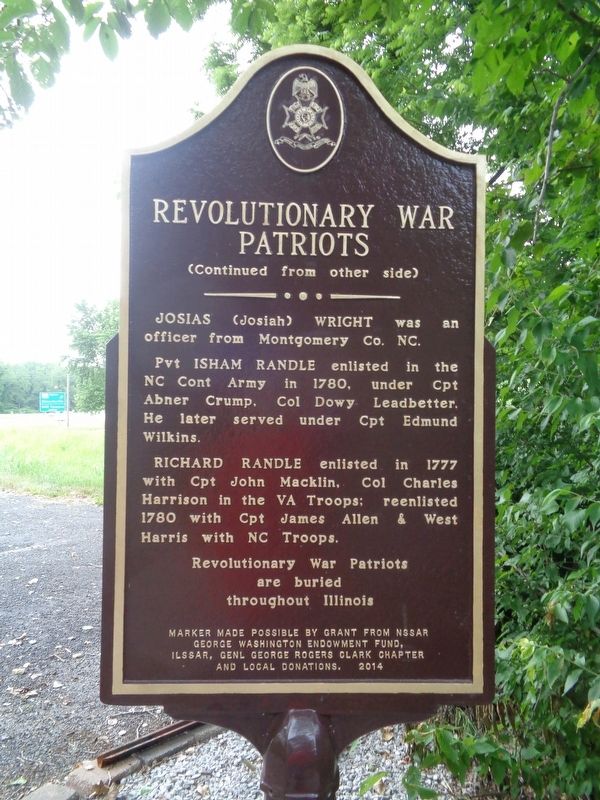 Revolutionary War Patriots Marker. Click for full size. Revolutionary War Patriots Marker image. Click for full size.