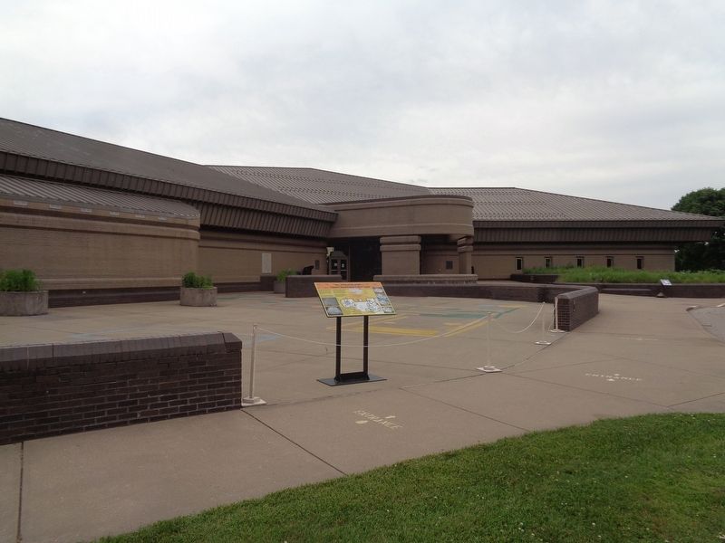 You Are Walking Where a Cahokia Neighborhood Once Stood Marker. Click for full size. You Are Walking Where a Cahokia Neighborhood Once Stood Marker image. Click for full size.