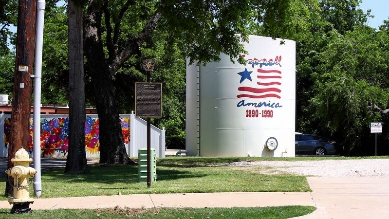 Coppell's First Water Supply Marker Area. Click for full size. Coppell's First Water Supply Marker Area image. Click for full size.