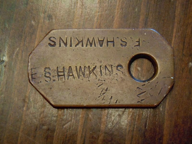 Copper Slave Tag image. Click for full size.