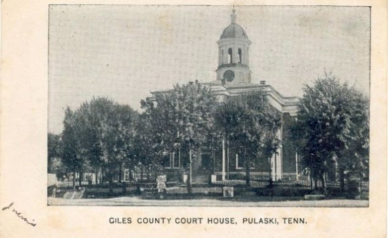 Previous Giles County Courthouse image. Click for full size.