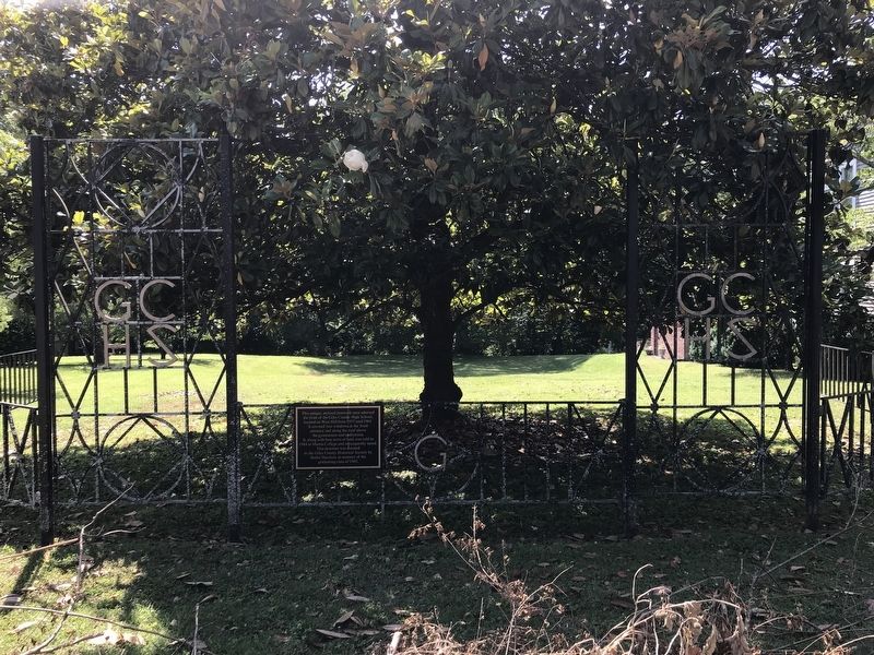Giles County High School Ironwork Marker image. Click for full size.