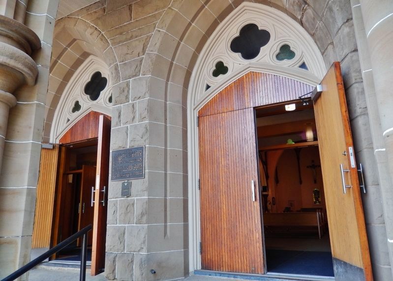 St. Bernards Church Entrance image. Click for full size.