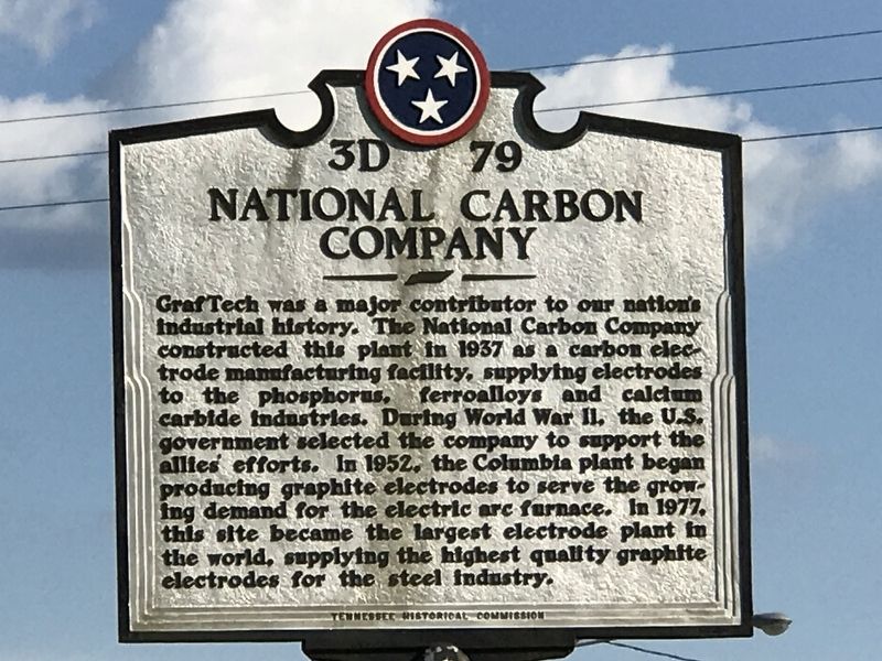 GrafTech International / National Carbon Company Marker image. Click for full size.