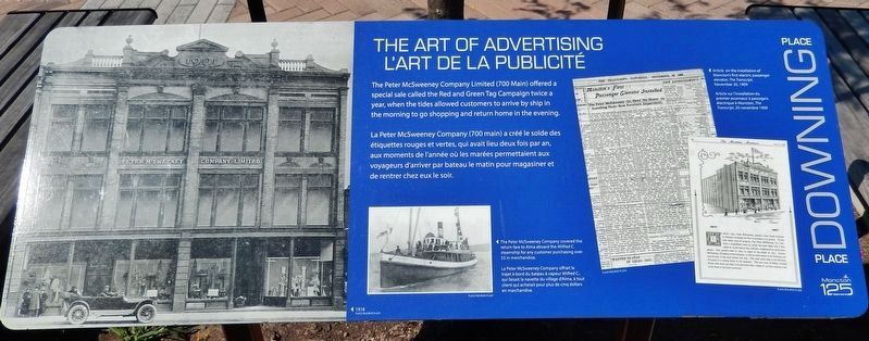 The Art of Advertising / L’art de la publicité Marker. Click for full size. The Art of Advertising / L’art de la publicité Marker image. Click for full size.