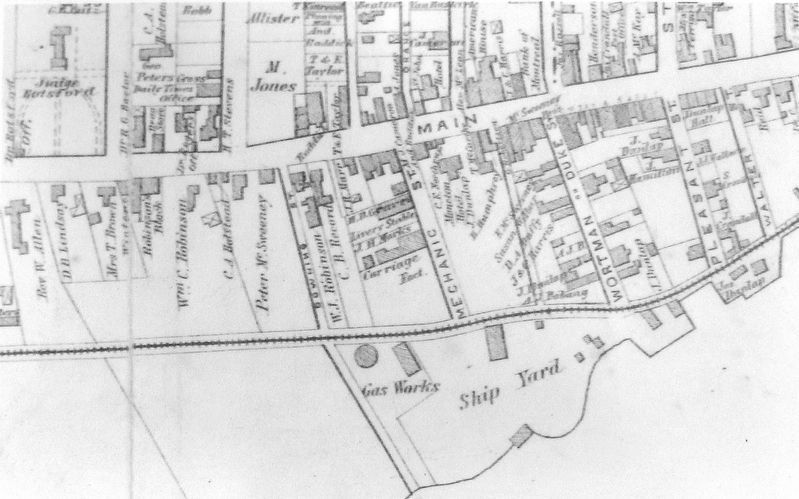 Marker detail: Downing Street Map 1878 image. Click for full size.