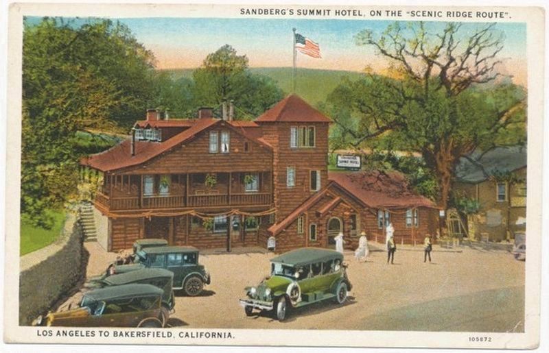 Sandbergs Summit Hotel postcard image. Click for full size.