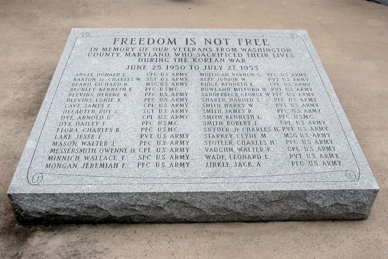"Freedom Is Not Free" image. Click for full size.