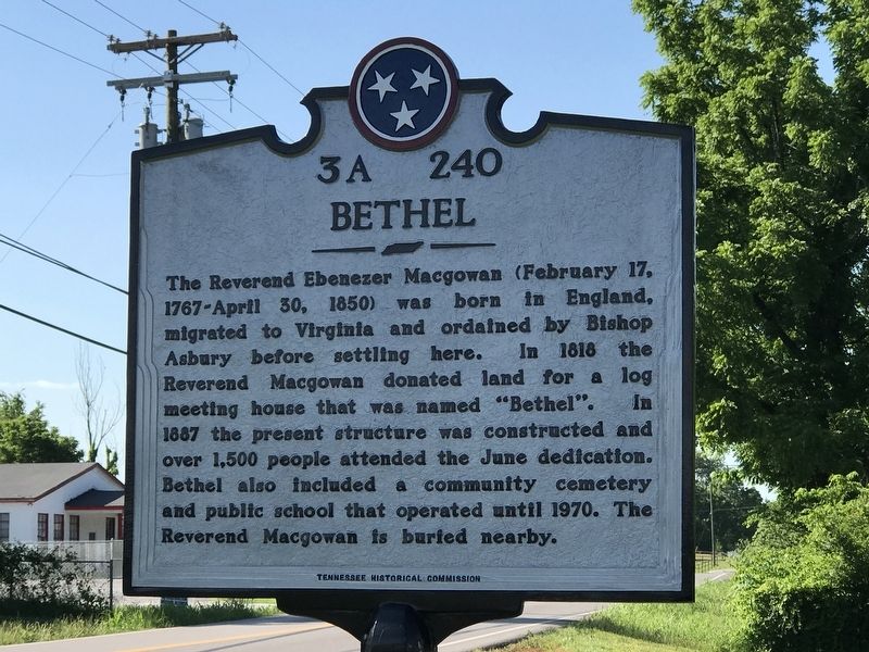 Bethel Marker. Click for full size. Bethel Marker image. Click for full size.