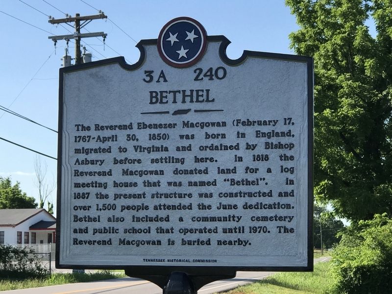 Bethel Marker image. Click for full size.