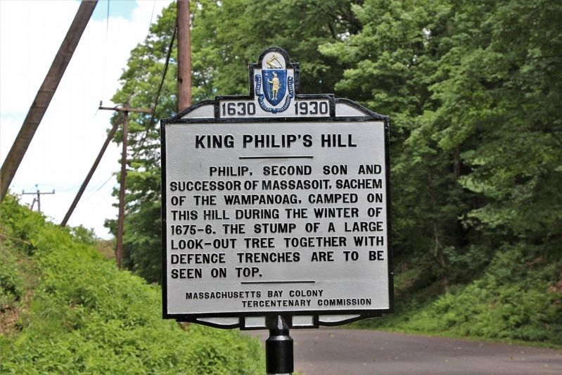 King Philip's Hill Marker image. Click for full size.