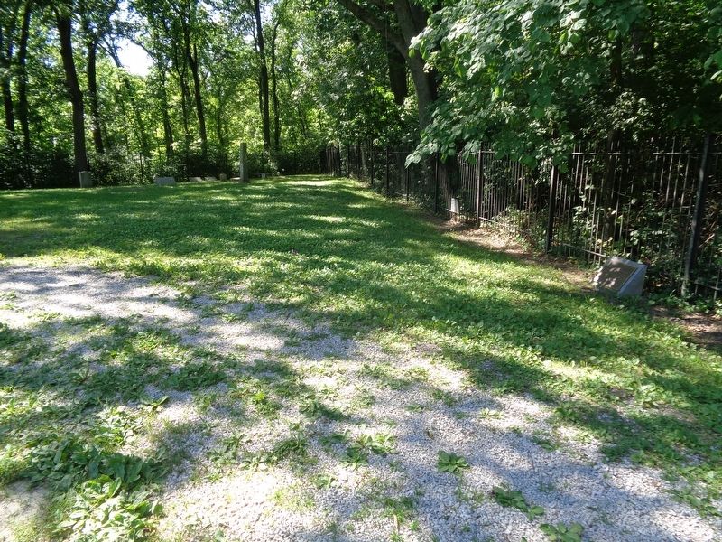 Original Site of Cold Water Church Marker. Click for full size. Original Site of Cold Water Church Marker image. Click for full size.