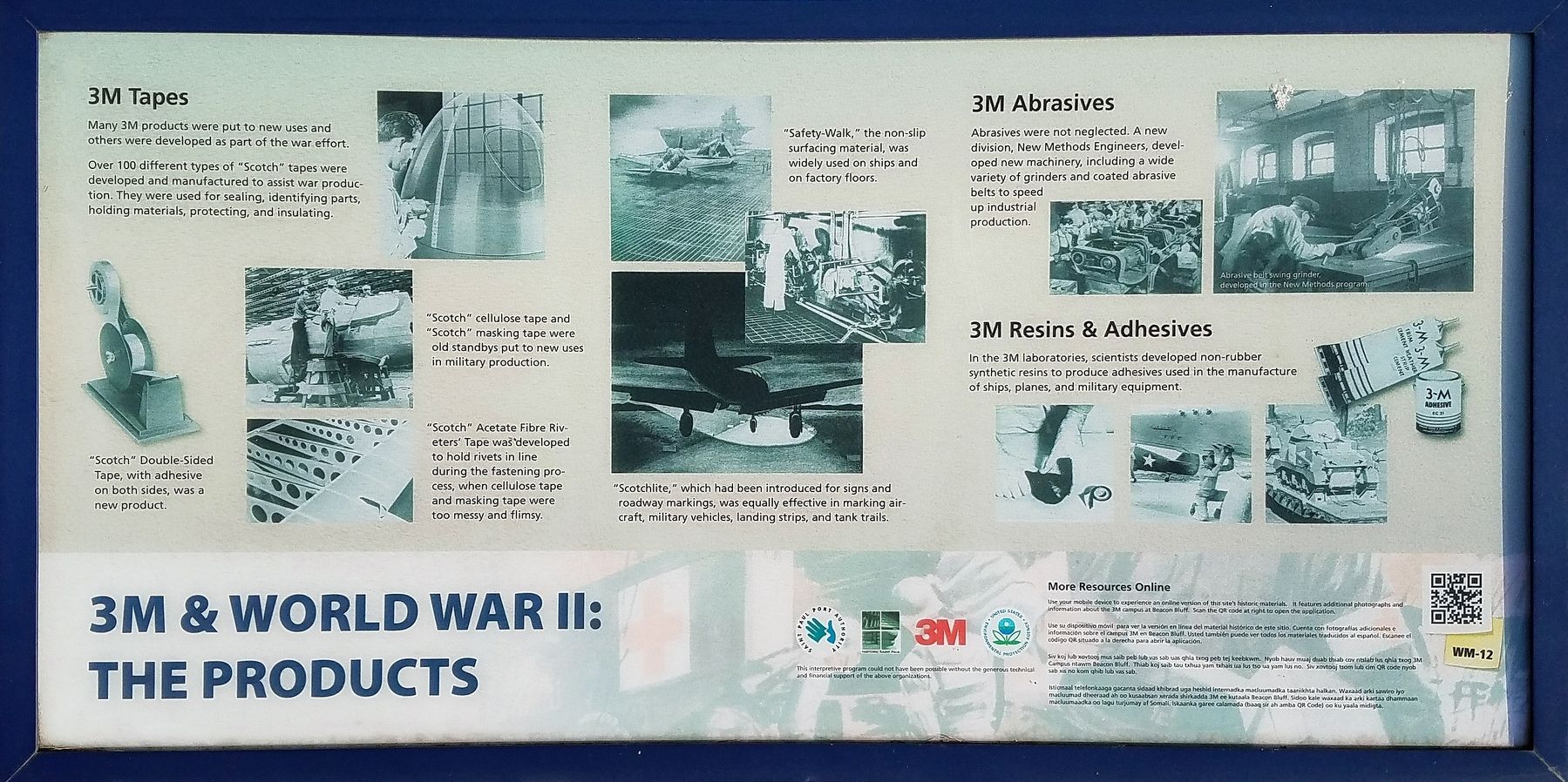 3M & World War II: The Products marker image. Click for full size.