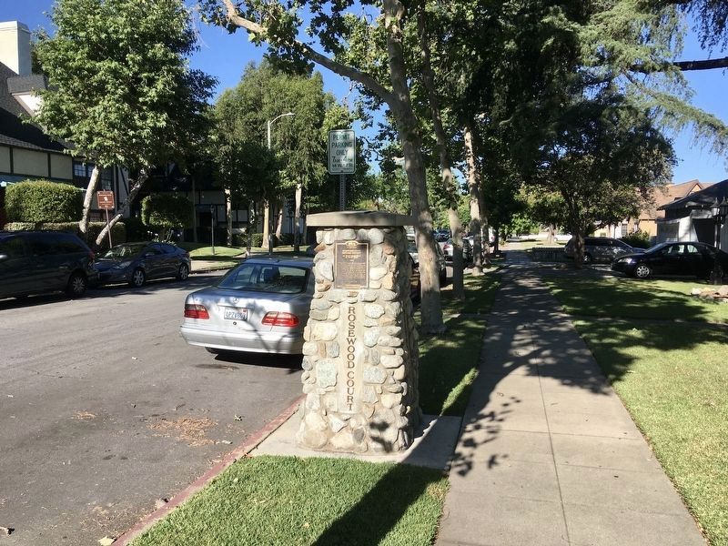 Rosewood Court Historic District Marker image. Click for full size.