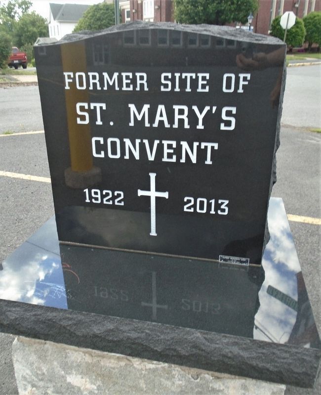 Former Site of St. Mary's Convent Marker image. Click for full size.