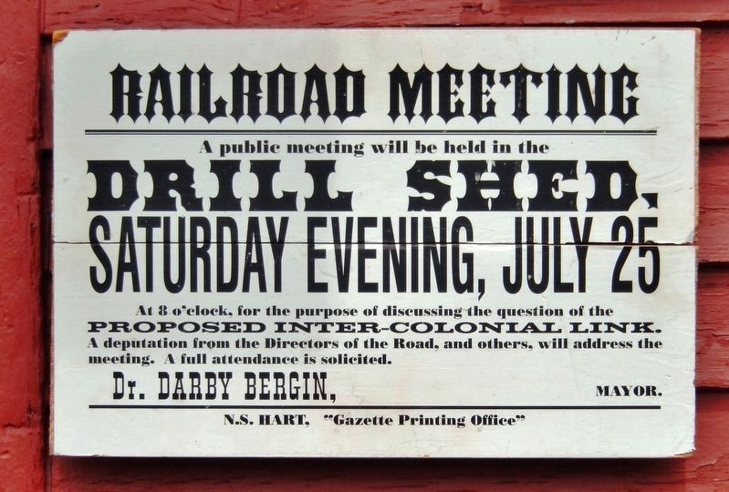 Railroad Meeting Notice image. Click for full size.