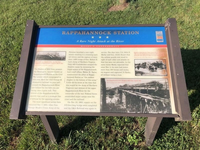Rappahannock Station Marker image. Click for full size.