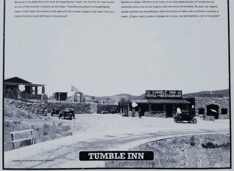 Tumble Inn Marker image. Click for full size.