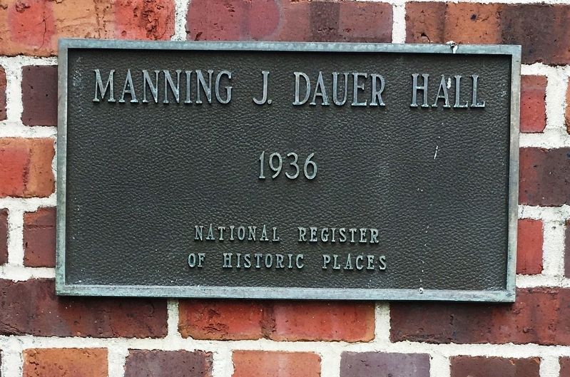 Manning J. Dauer Hall image. Click for full size.