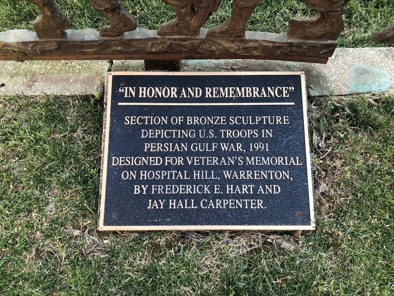 "In Honor and Remembrance" Marker. Click for full size. "In Honor and Remembrance" Marker image. Click for full size.