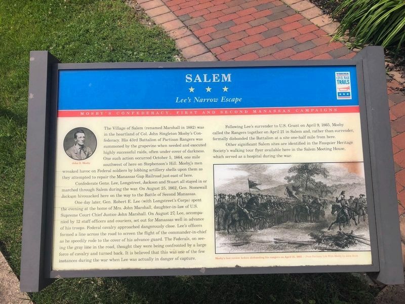 Salem Marker image. Click for full size.