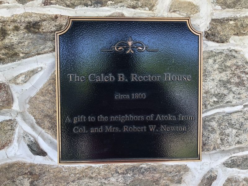 Dedication plaque on the house image. Click for full size.