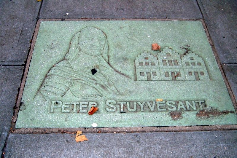 Peters Stuyvesant plaque image. Click for full size.