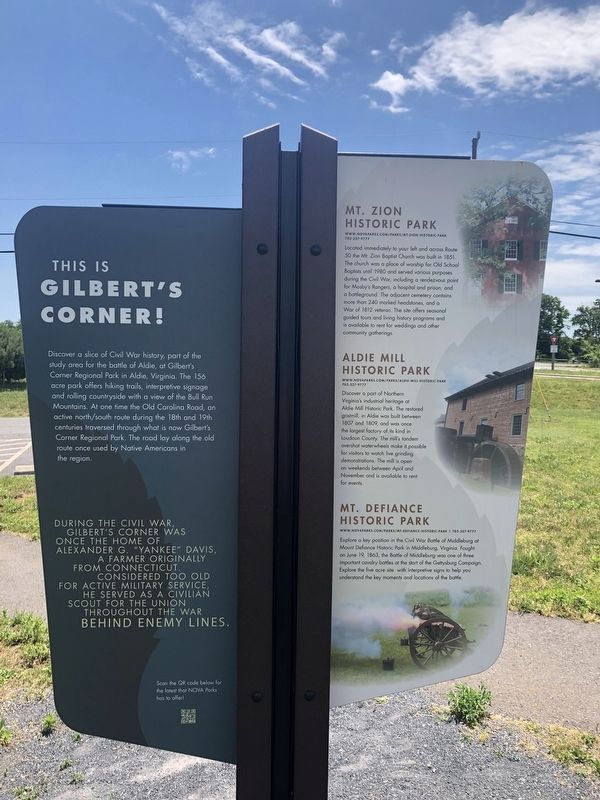 This is Gilbert's Corner! Marker image. Click for full size.